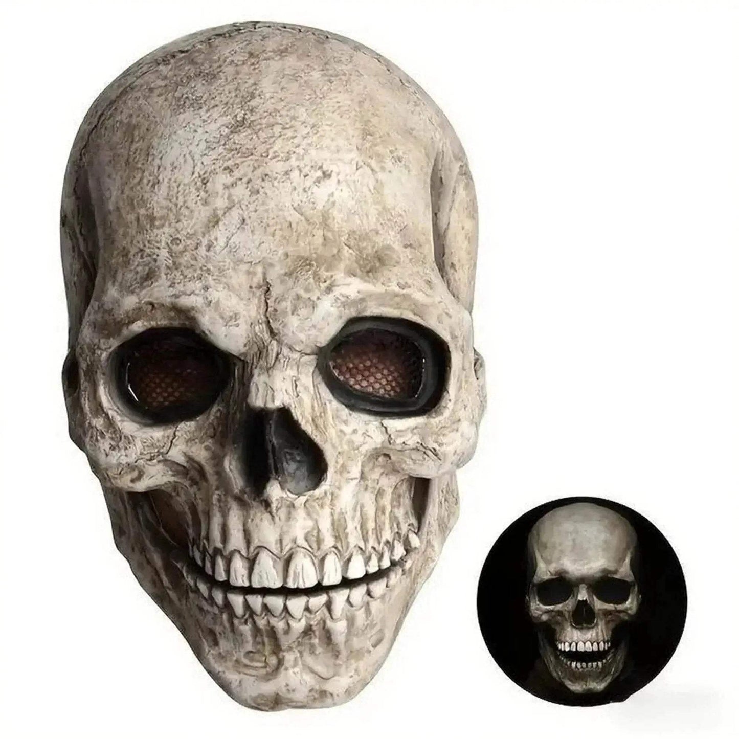 Spooky Skeleton Mask Movable Jaw Prop Toyland EU - ToylandEU™