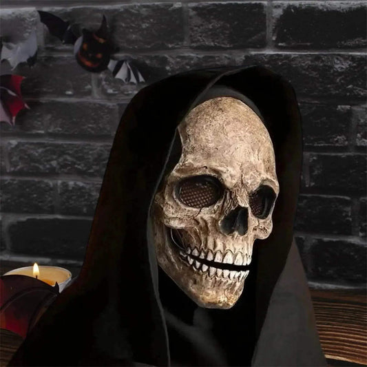 Spooky Skeleton Mask Movable Jaw Prop Toyland EU - ToylandEU™