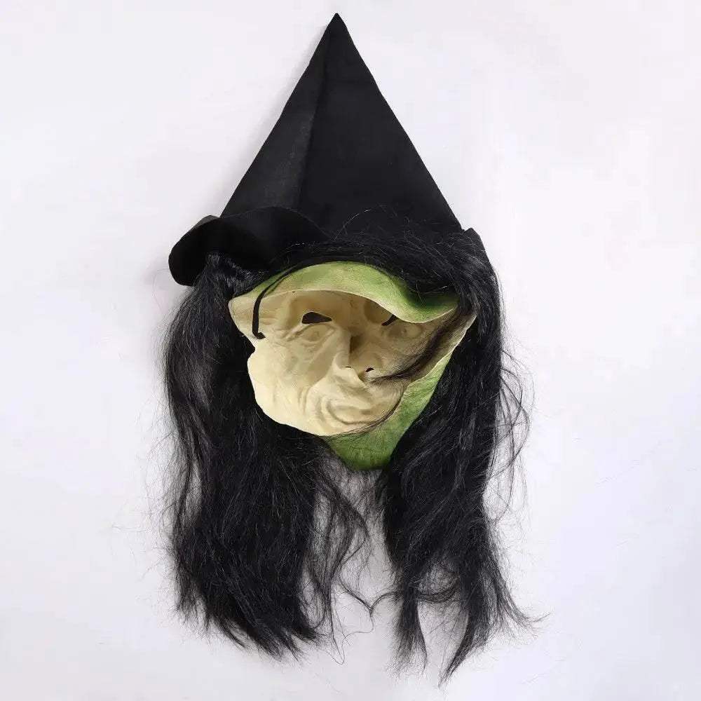 Spooky Latex Witch Mask With Hat 1 Size Toyland EU - ToylandEU™