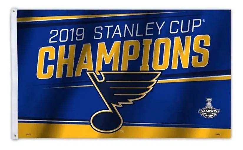 St Louis Blues Flag 3x5 Banner 2019 Stanley Cup Champs CO - ToylandEU™