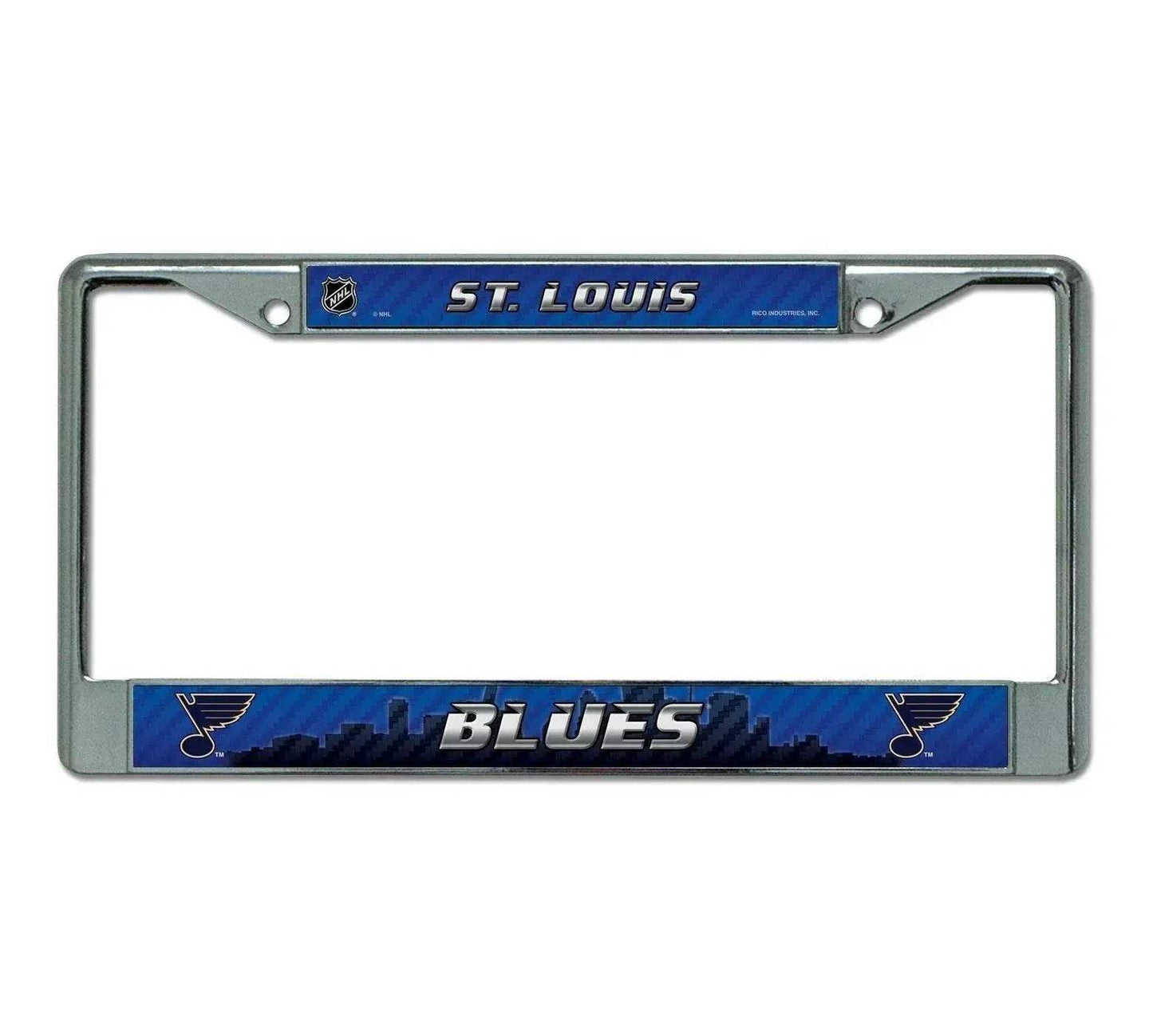 St Louis Blues License Plate Frame Chrome Printed Insert - ToylandEU™
