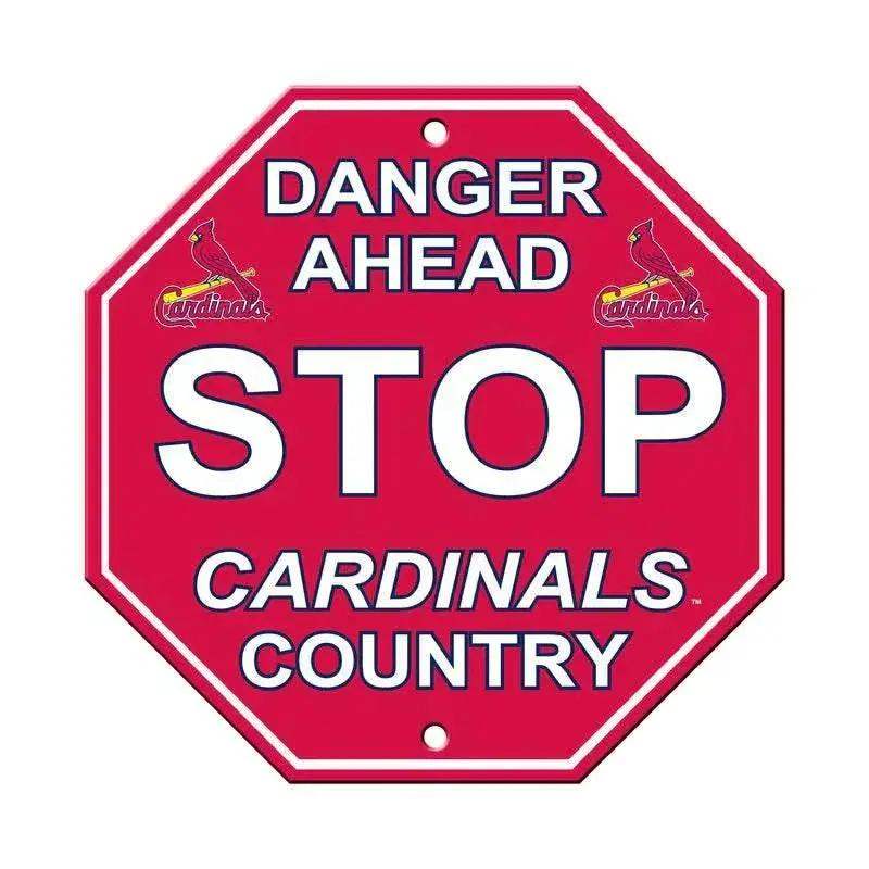 St. Louis Cardinals 12x12 Plastic Stop Style Sign USA - ToylandEU™