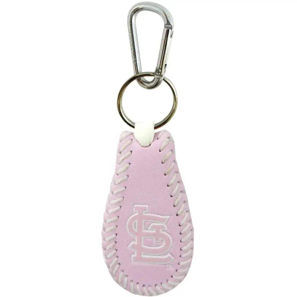 St Louis Cardinals Pink Keychain Classic Baseball Charm - ToylandEU™