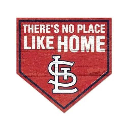 St Louis Cardinals Wood Home Plate Sign Durable Decor - ToylandEU™