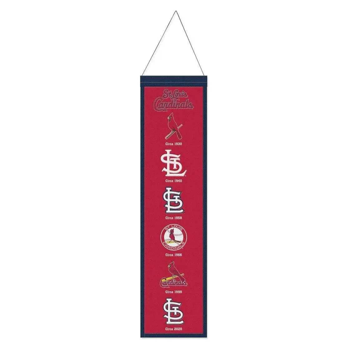 St Louis Cardinals Wool Banner 8x32 Heritage Evolution - ToylandEU™