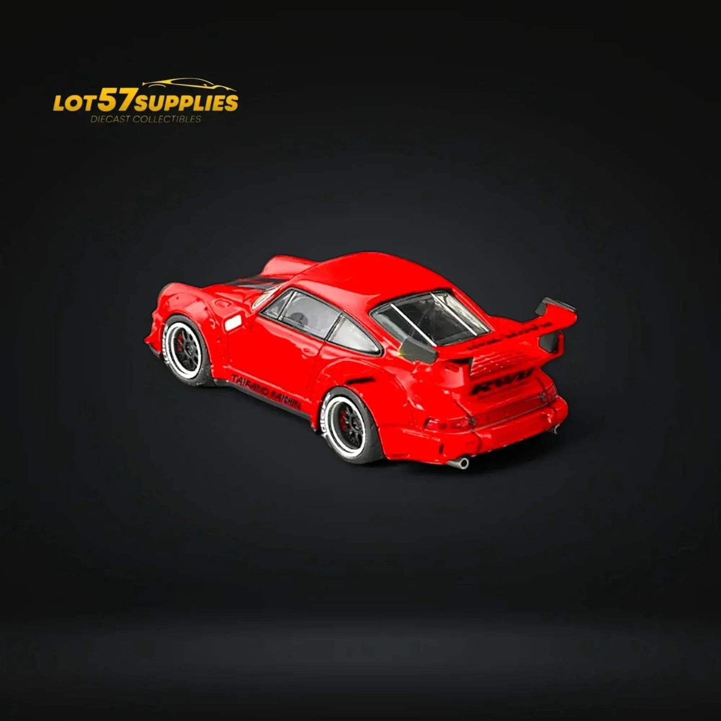 Star Model Porsche RWB 964 GT Wing Taikano Red Ordinary 1:64 - ToylandEU