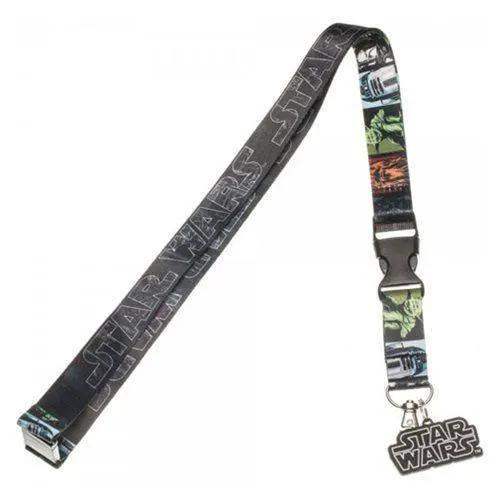 Star Wars Lanyard With Multi Character Figures Quick Release Buckles - ToylandEU