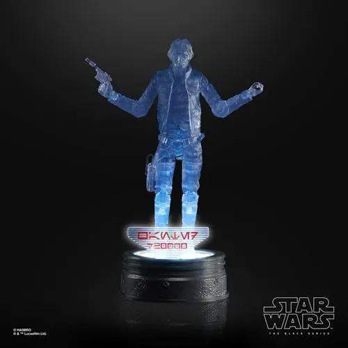 Star Wars The Black Series Holocomm Collection Han Solo 6-Inch Action Figure with Light-Up Holopuck - ToyShnip