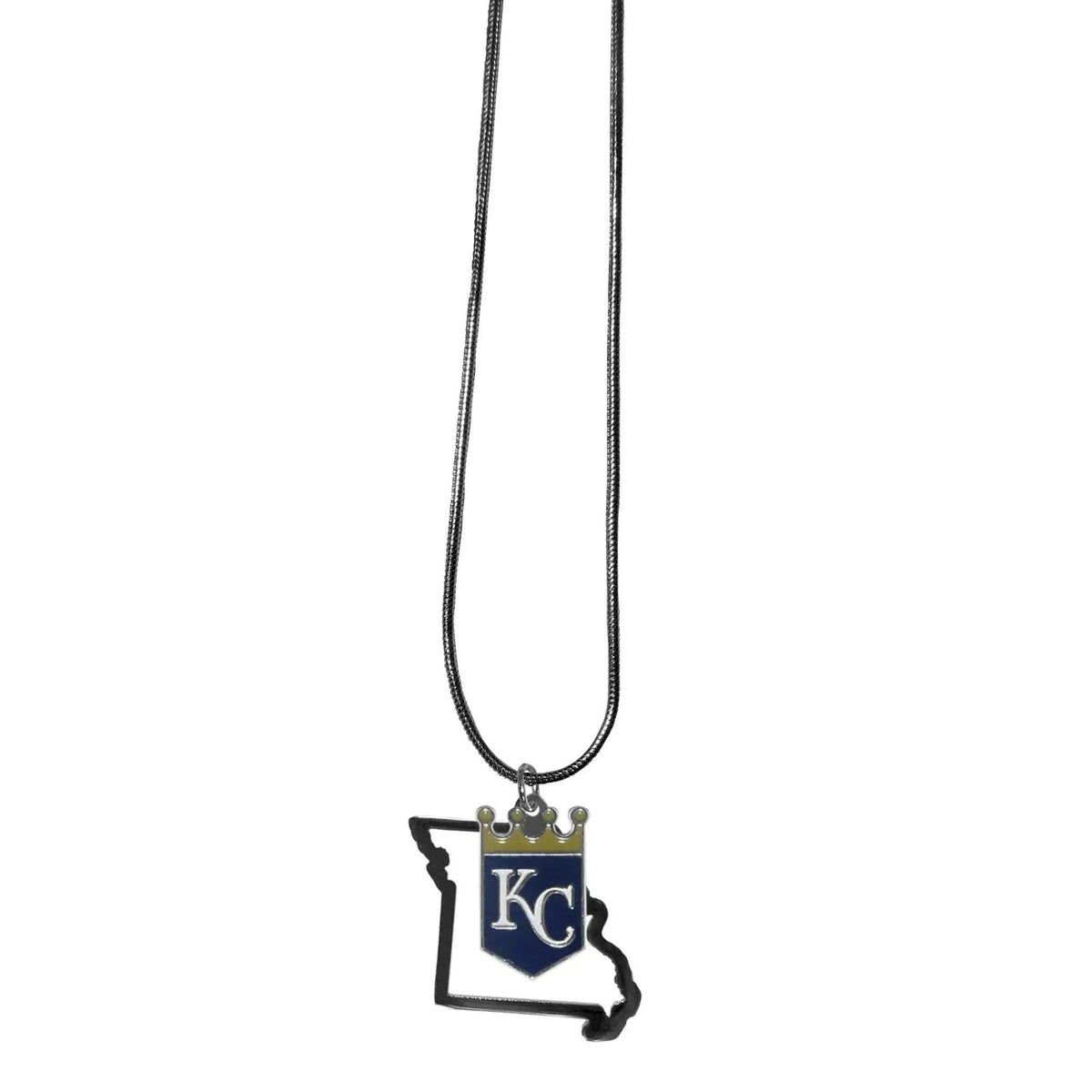 Kansas City Royals State Shape Necklace With Logo Charm - ToylandEU™