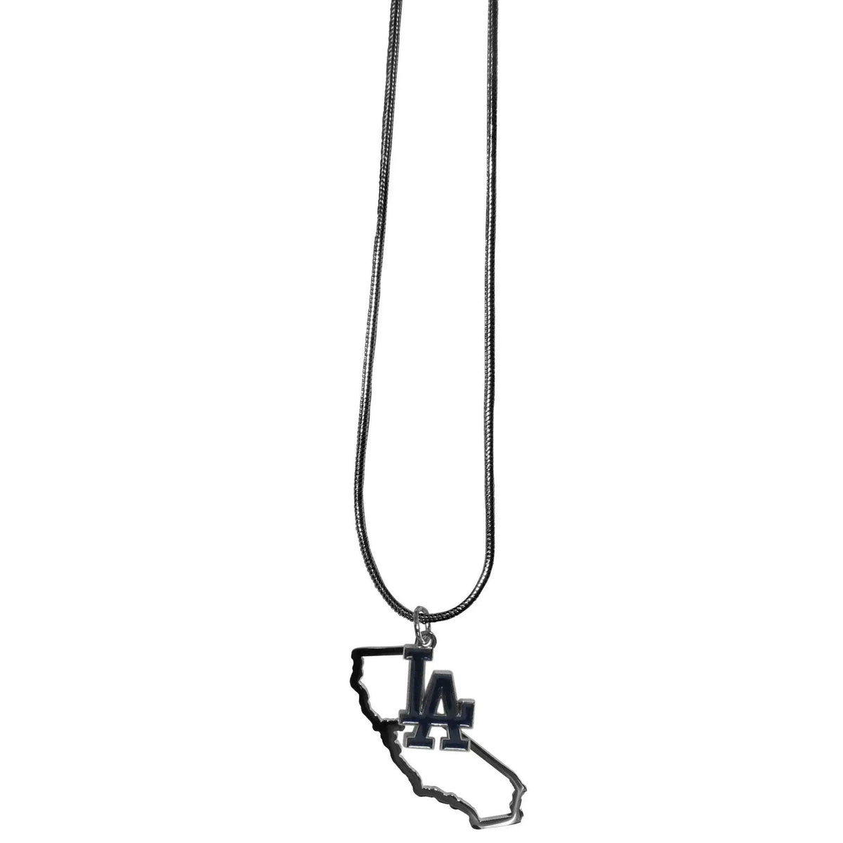 Los Angeles Dodgers State Shape Necklace With Logo Charm - ToylandEU™