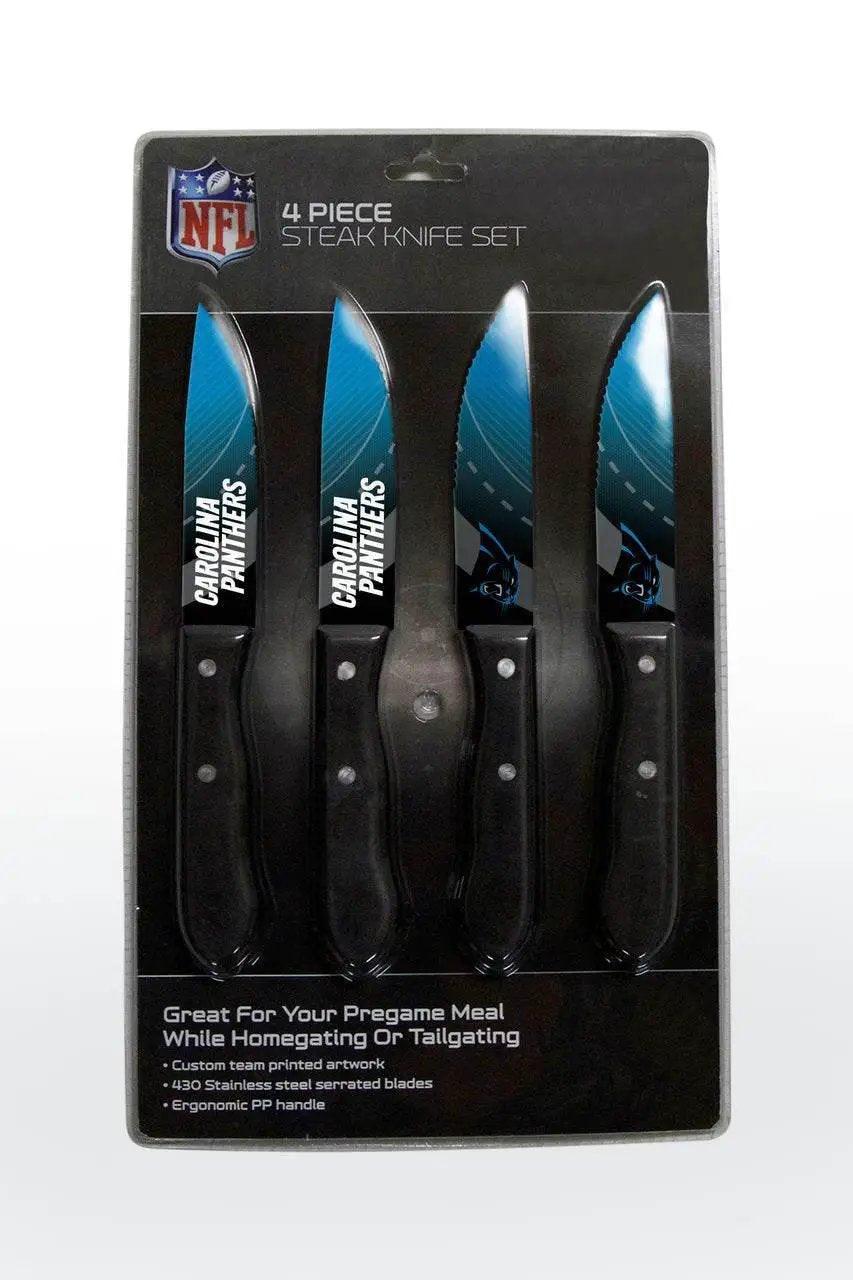 Carolina Panthers 4 Pack Steak Knife Set Stainless Steel - ToylandEU™