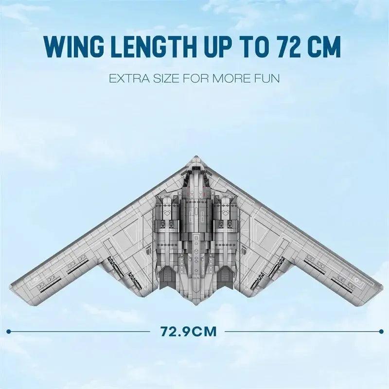 Stealth Bomber Building Blocks Set Lego Compatible 2063 - ToylandEU™