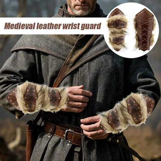 Steampunk Faux Leather Wrist Guards Cosplay Armor Pro - ToylandEU™