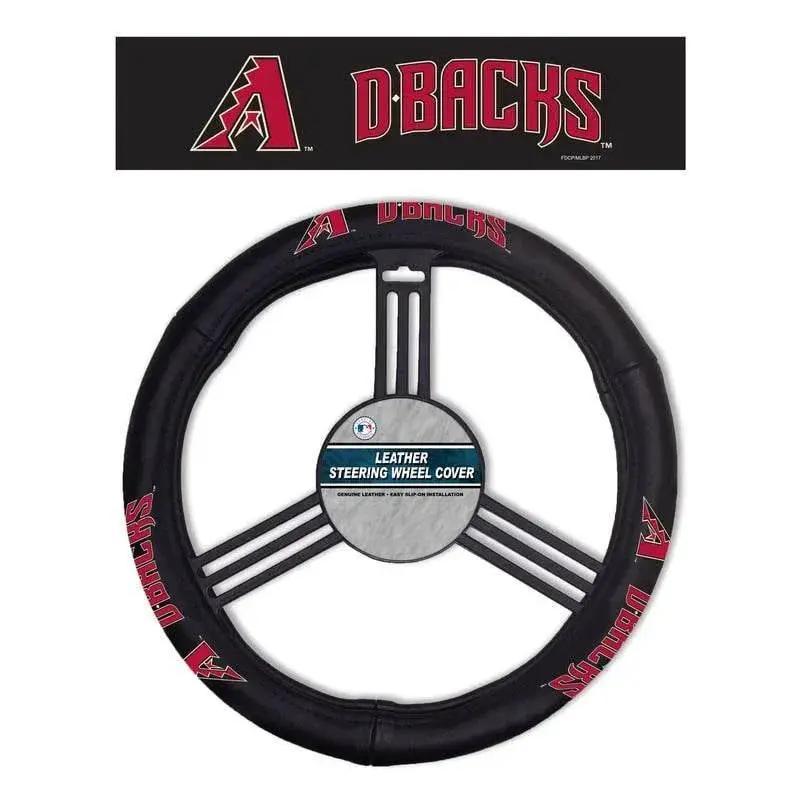Arizona Diamondbacks Steering Wheel Cover Leather CO - ToylandEU™