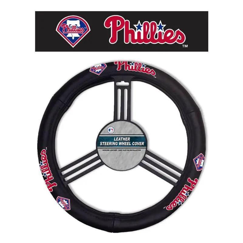 Philadelphia Phillies Steering Wheel Cover Leather Co - ToylandEU™