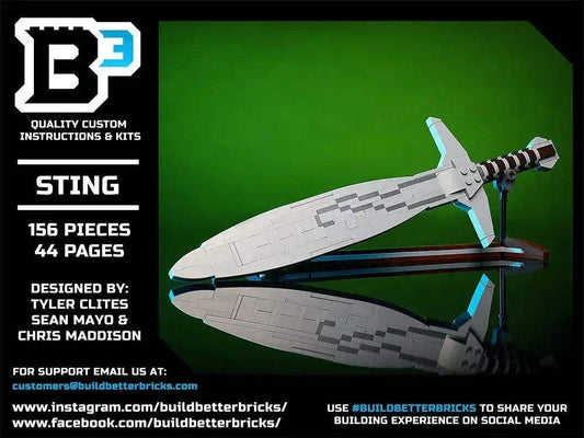 Sting Sword LEGO Glow Replica Lord Of The Rings - ToylandEU™