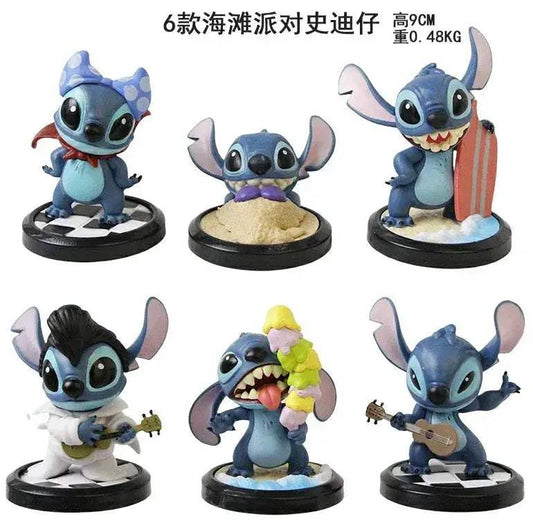 Stitch Lilo PVC Figure Set Collectible Toys Bandai - ToylandEU™