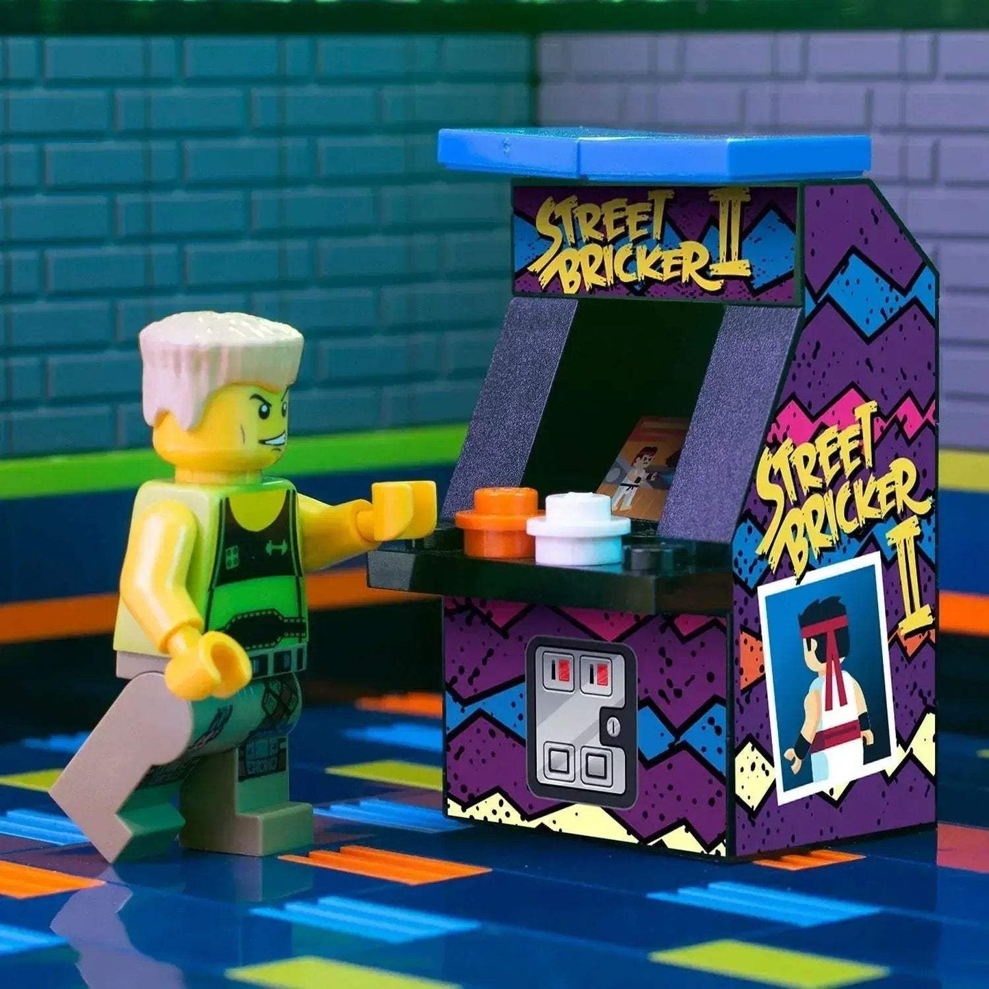 LEGO Arcade Machine Street Bricker II With Custom Decals - ToylandEU
