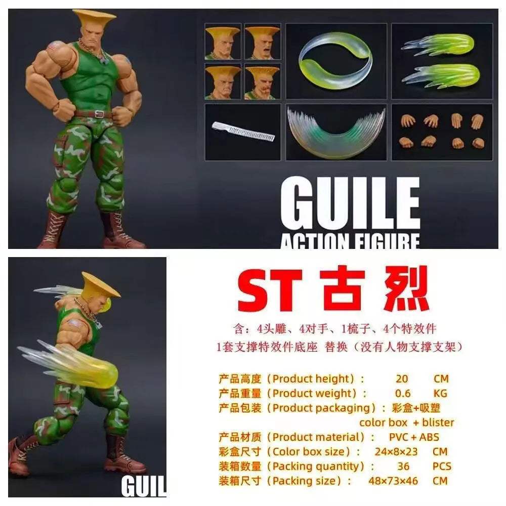 Street Fighter Figures | Guile Ken Ryu | Toylandeu™