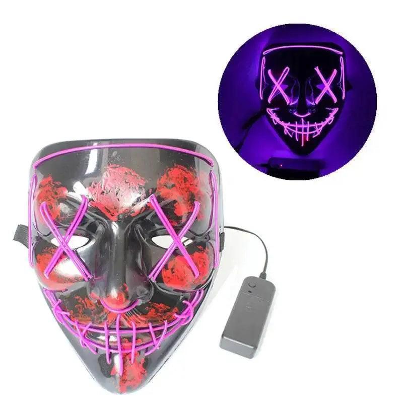 Striking Light Up Halloween Mask 2 Modes Toyland EU - ToylandEU™