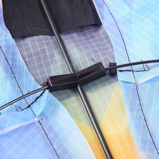 Stunning Blue Crystal Butterfly Kite - 140x365cm for Outdoor Fun - ToylandEU