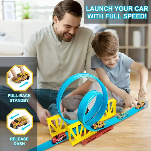 Stunt Racing Track Toy Educational Kit CE Certified - ToylandEU™