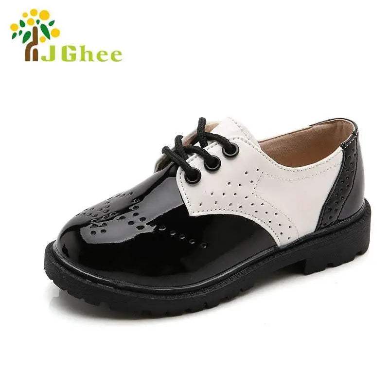 Stylish Casual Sneakers for Kids with Anti-Slip PU Leather and Lace-Up Design - ToylandEU