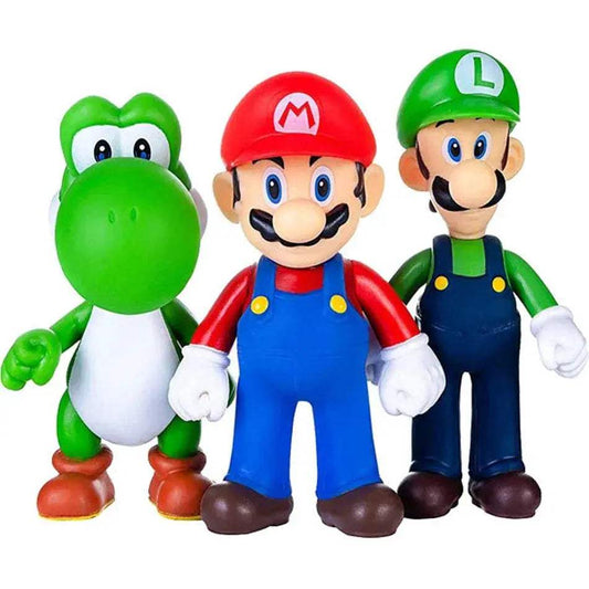 Super Mario Collectible Figures New Luigi Yoshi Model Pack - ToylandEU™