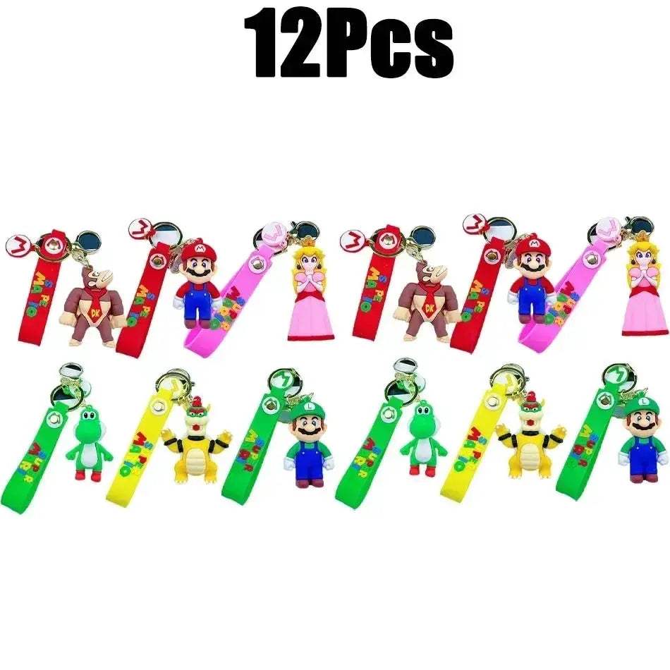 Super Mario Keychain Action Figure Cute Collectible Gift - ToylandEU