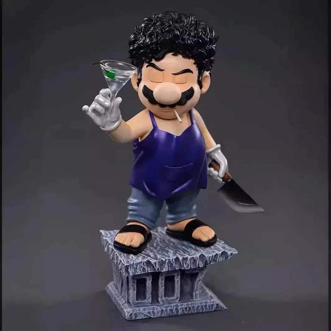 Super Mario as The Godfather 007 PVC Action Figures Toy Model Toys 16cm - ToylandEU
