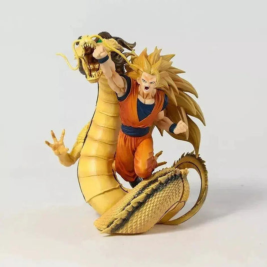 Super Saiyan 3 Goku Figurines, Dragon Ball Z Anime Collectible Figures 8 in - ToylandEU™