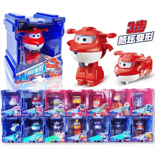 Super Wings Mini Transforming Robot Plane Collectible - ToylandEU™