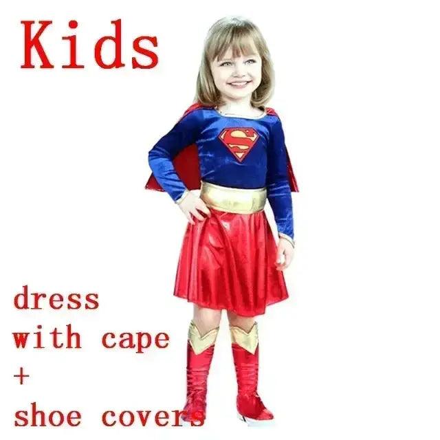 Superwoman Cosplay Costume With Shoe Covers - ToylandEU™