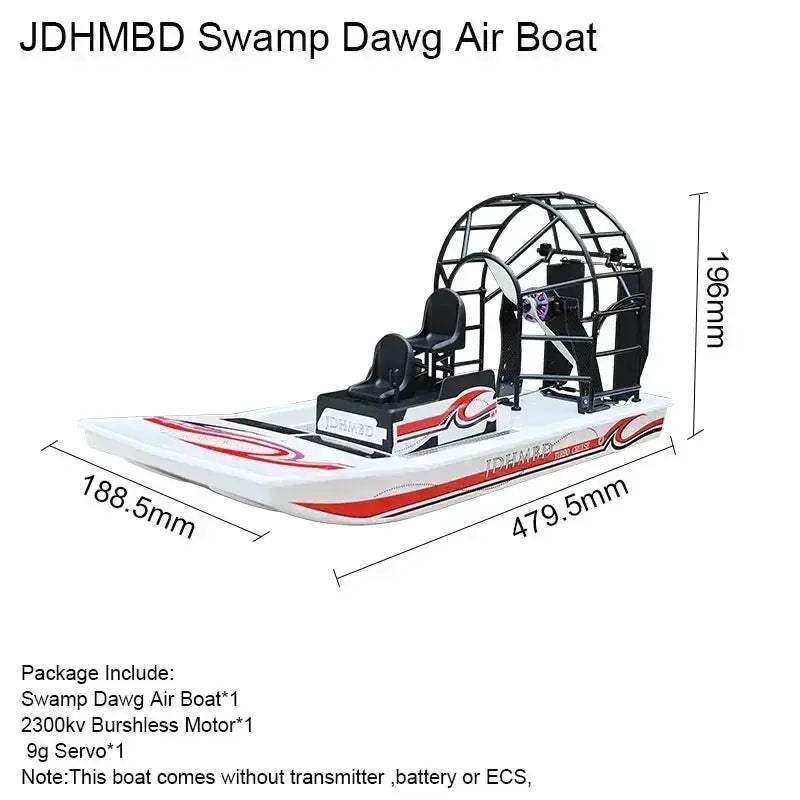 Swamp Dawg Fan Boat RC Boat High Speed RTF Brushless - ToylandEU