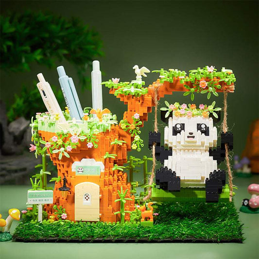 Swing Panda Pen Holder Building Blocks | Set 6925