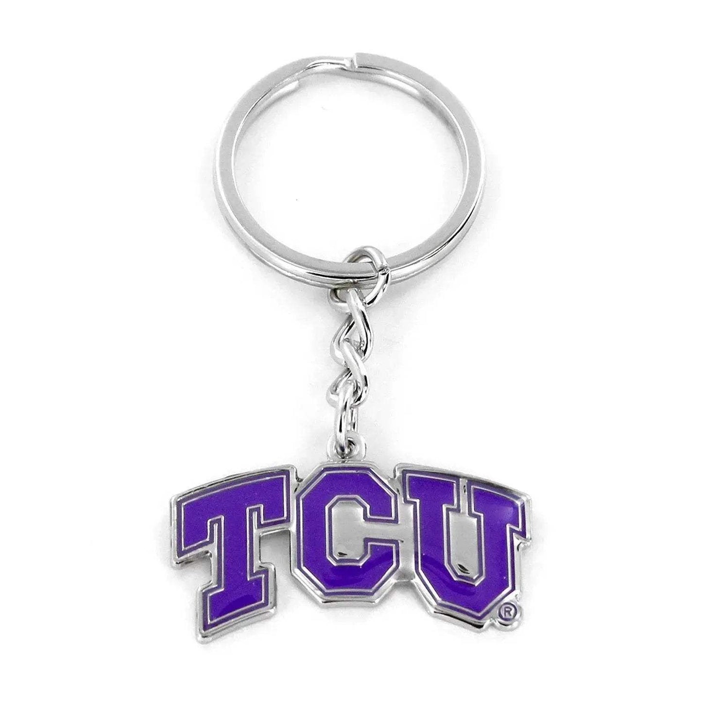 TCU Horned Frogs Logo Keychain Durable Metal Key Ring - ToylandEU™