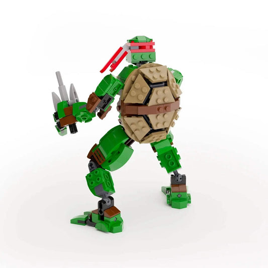 TMNT Raphael Figure LEGO Parts Highly Detailed Custom - ToylandEU™