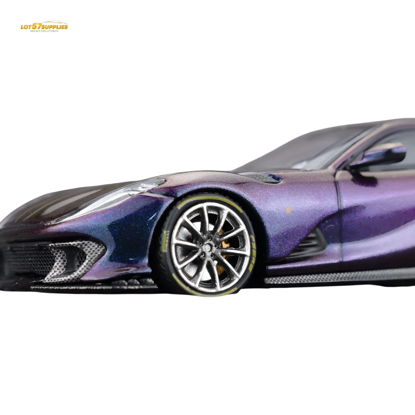 TOC Ferrari 812C Chameleon Purple 1:64 - ToylandEU