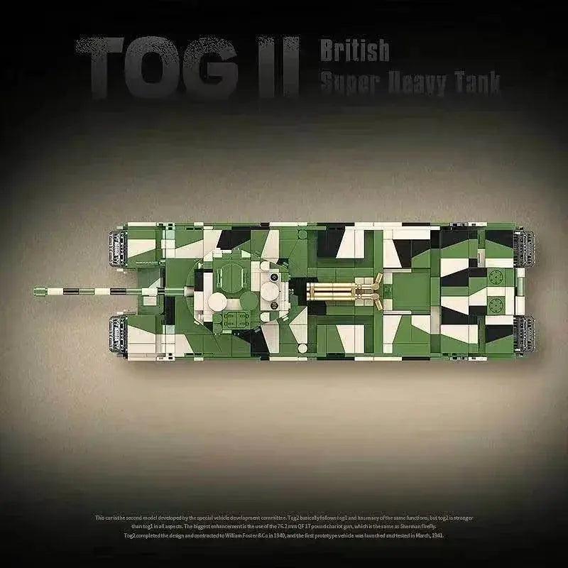 TOG II Heavy Tank Building Blocks Realistic Detail - ToylandEU™