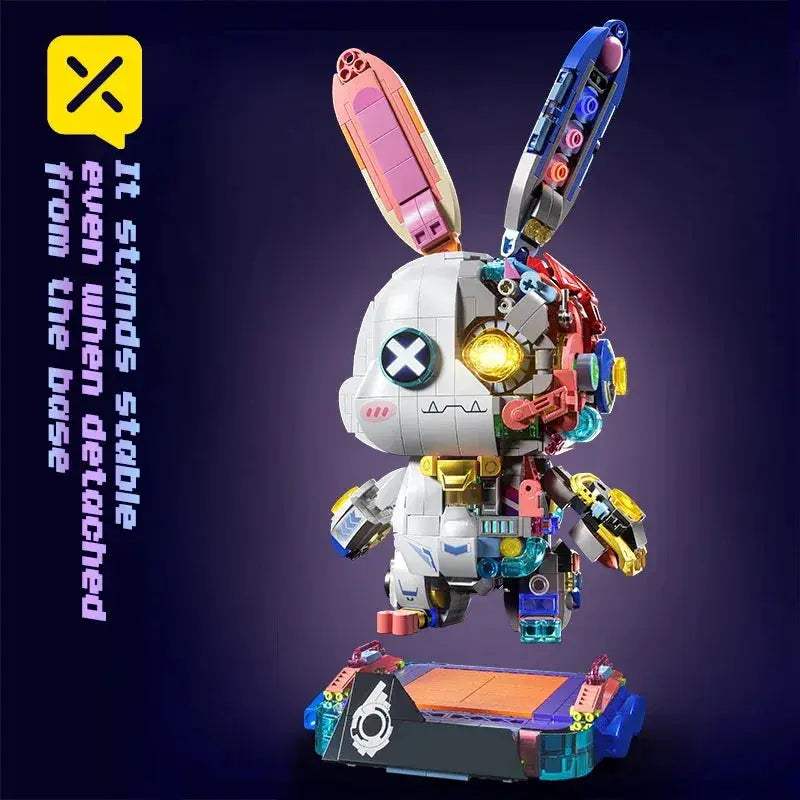 TOYLINX 1377 Piece Lego Compatible Mechanical Rabbit Building Blocks Creative - ToylandEU