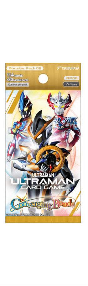 Ultraman Booster Pack | Converging Bonds Set | Quad Rare Cards | Single Pack