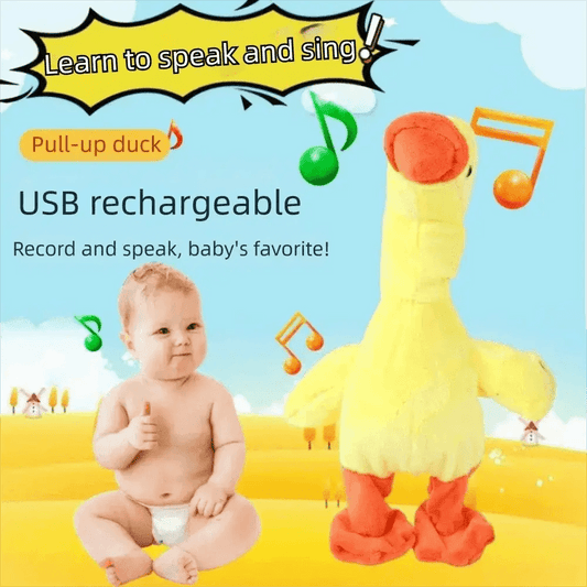 Talking Duck Plush Toy With Music And Walking - ToylandEU™