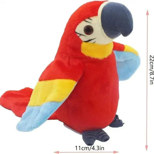 Talking Macaw Parrot Plush Toy With Voice Recording Pro - ToylandEU™