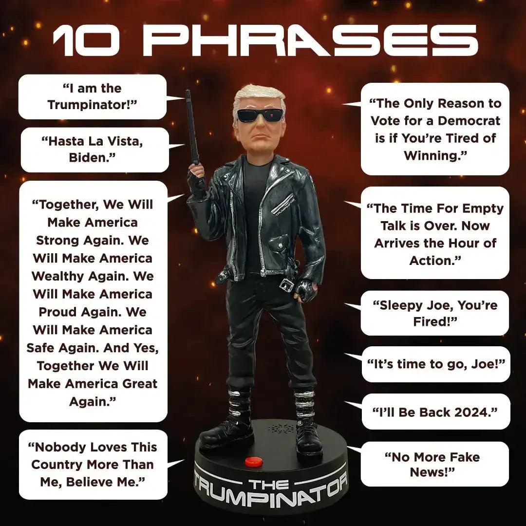 Talking Trumpinator Figure 10 Phrases Quality Audio - ToylandEU™
