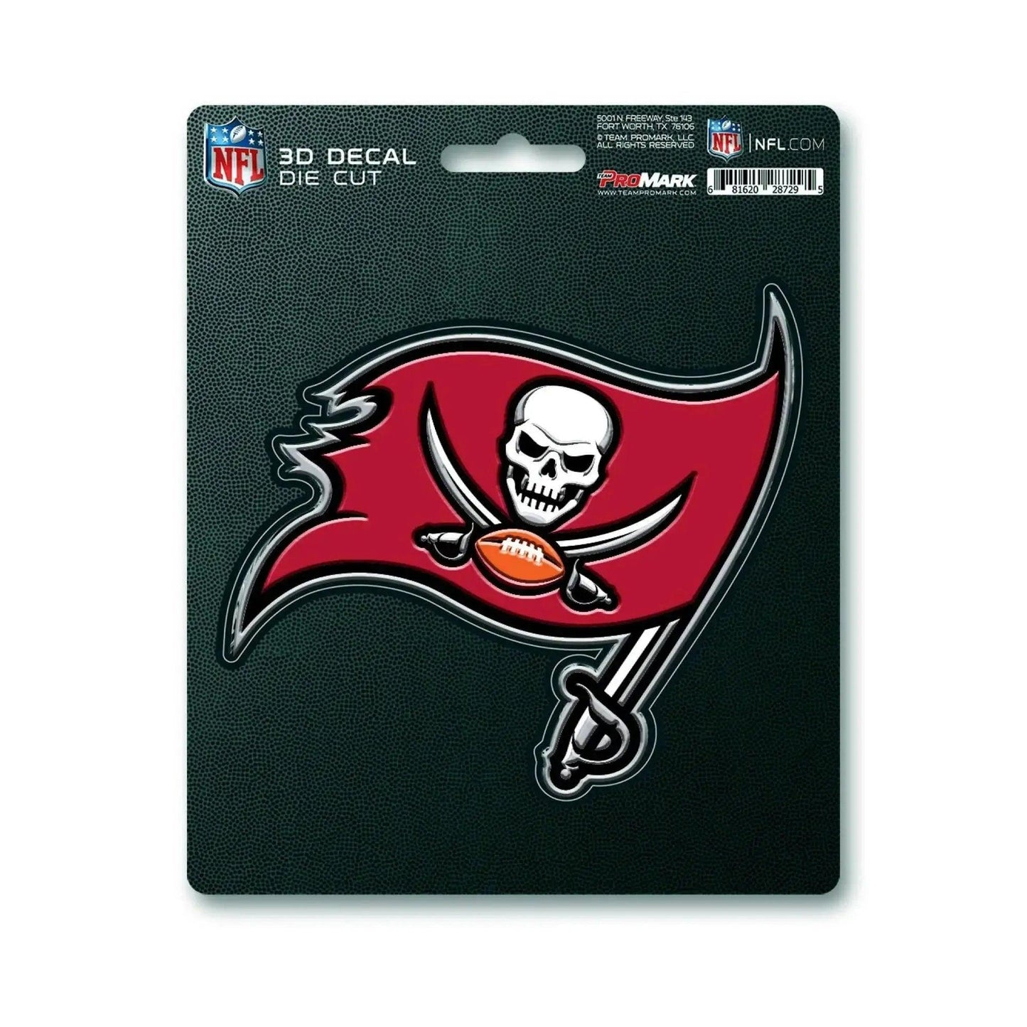 Tampa Bay Buccaneers 3D Die Cut Decal Logo Sticker 5x6 - ToylandEU™