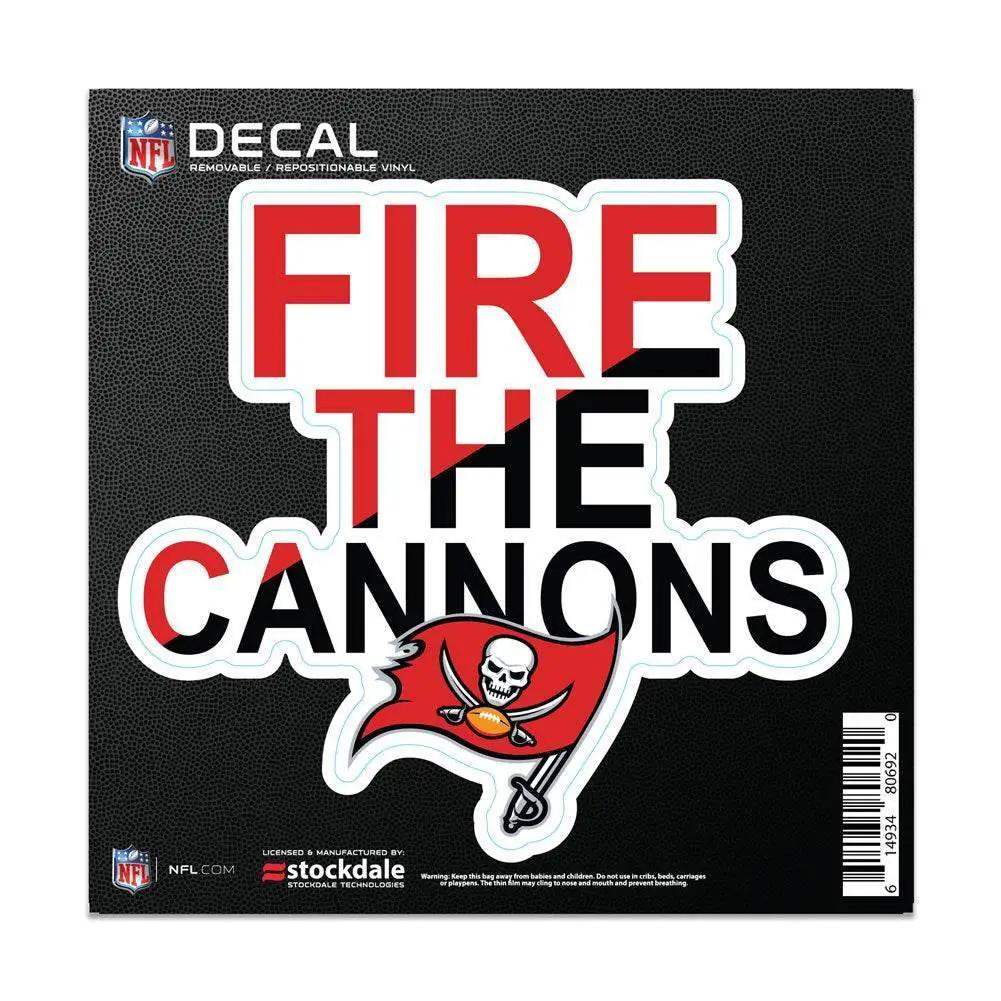 Tampa Bay Buccaneers 6x6 All Surface Vinyl Decal Slogan - ToylandEU™