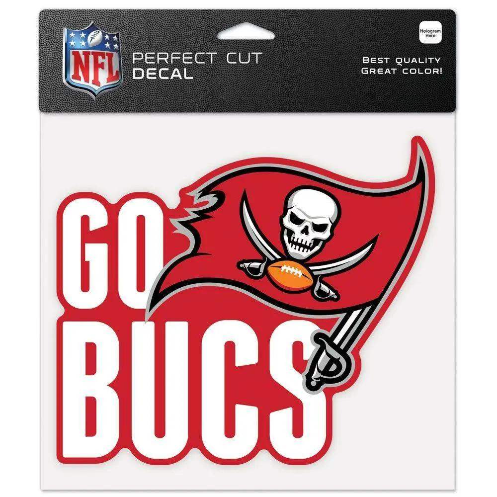 Tampa Bay Buccaneers 8x8 Perfect Cut Color Decal Slogan - ToylandEU™