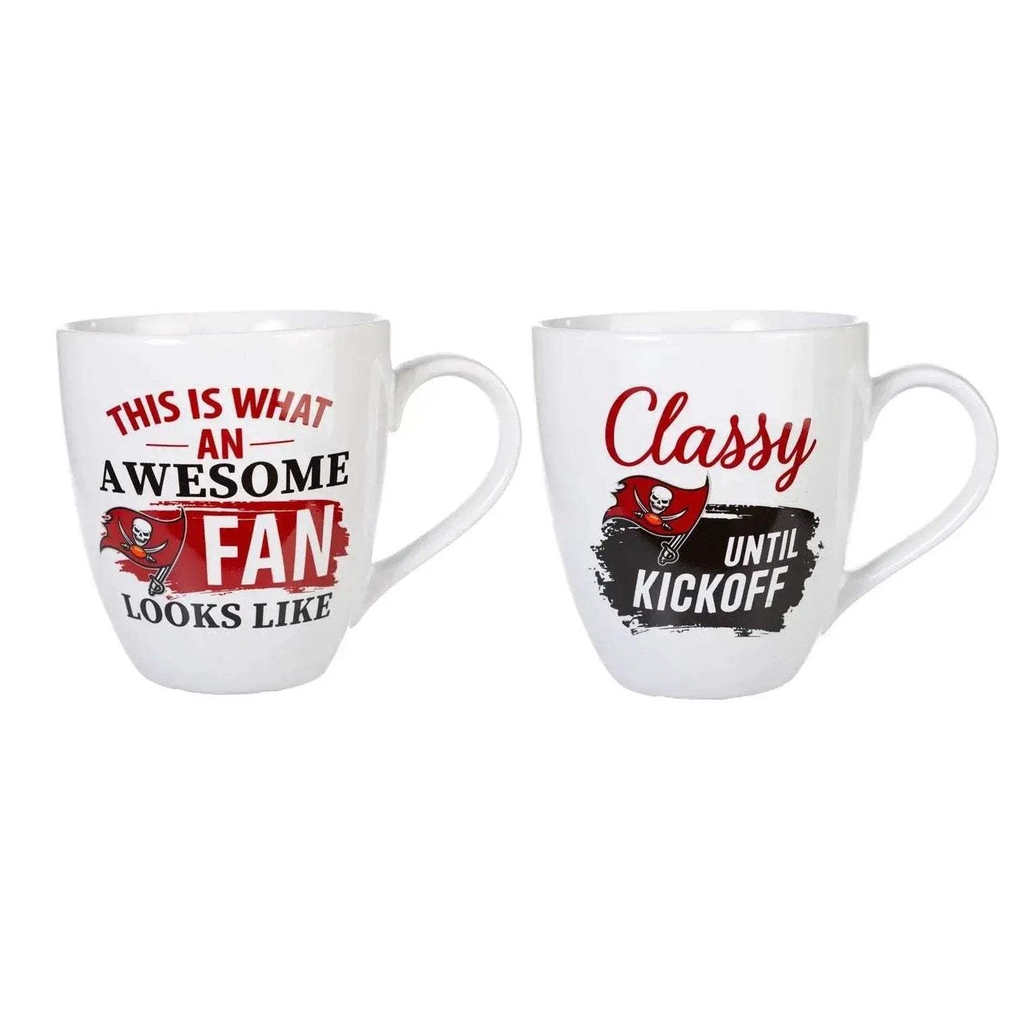 Tampa Bay Buccaneers Coffee Mugs 17oz Ceramic Set Gift Box - ToylandEU™