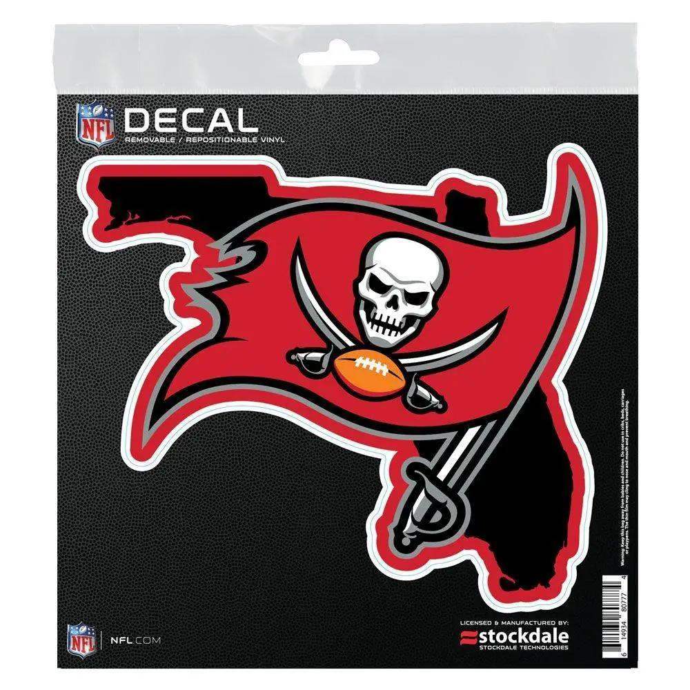 Tampa Bay Buccaneers Decal 6x6 All Surface State Shape - ToylandEU™