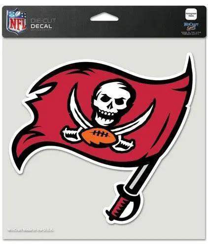 Tampa Bay Buccaneers Decal 8x8 Die Cut Color Vinyl Sticker - ToylandEU™